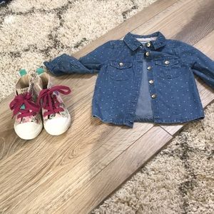 OshKosh Denim Shirt 12 Months